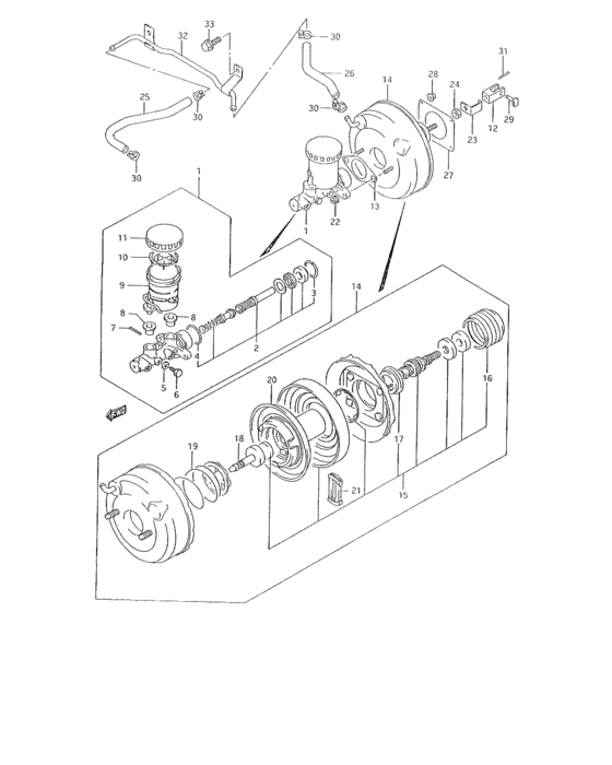 Brake master cylinder