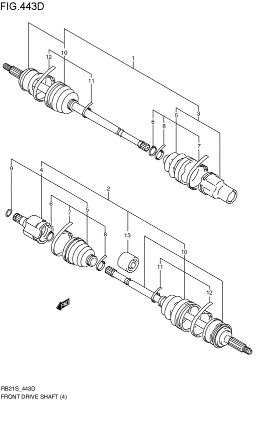 front-drive shaft