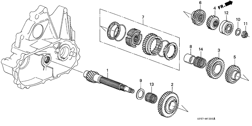 Countershaft/ countershaft gear