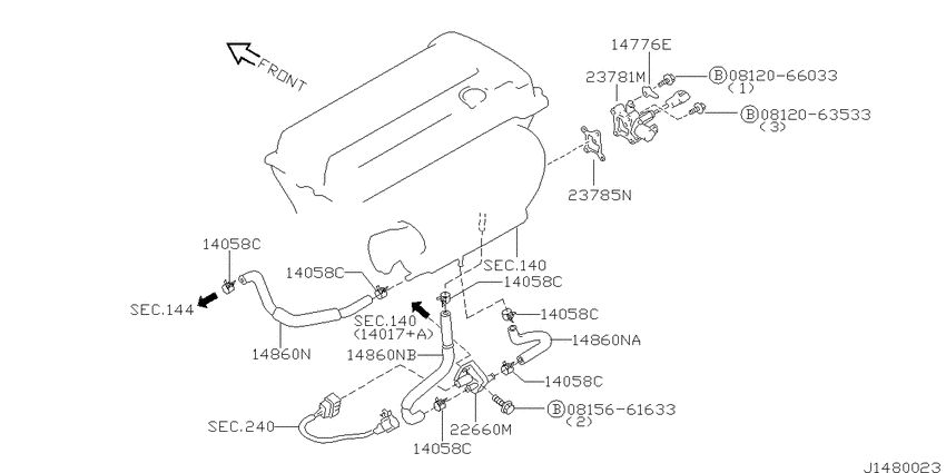 Secondary air system