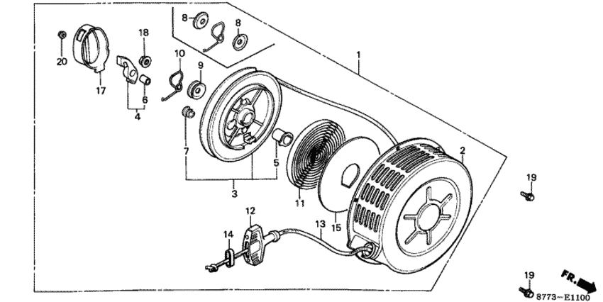 Recoil starter