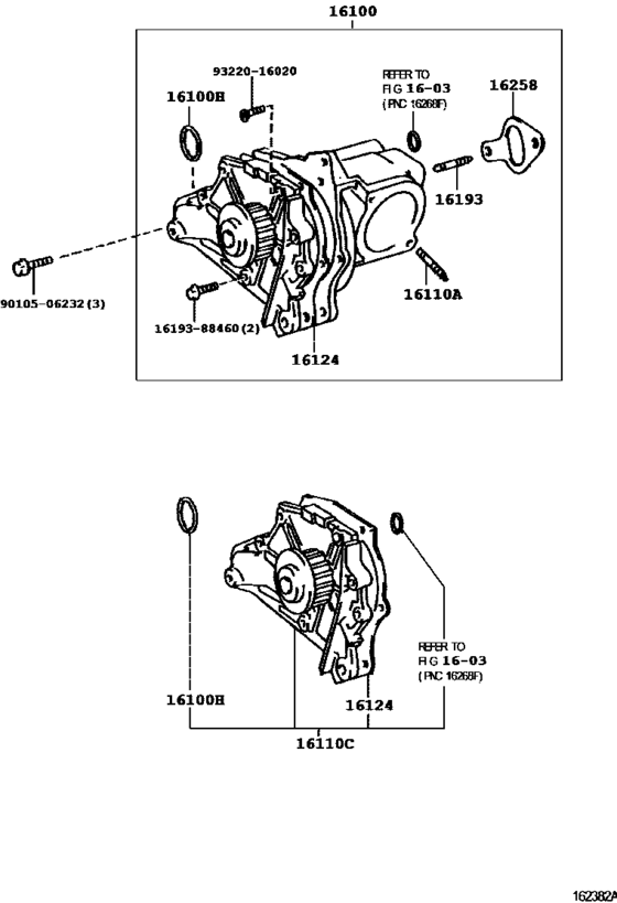 Water Pump for 1998 - 2005 Toyota ALTEZZA/ ALTEZZA GITA SXE10 | Japan ...