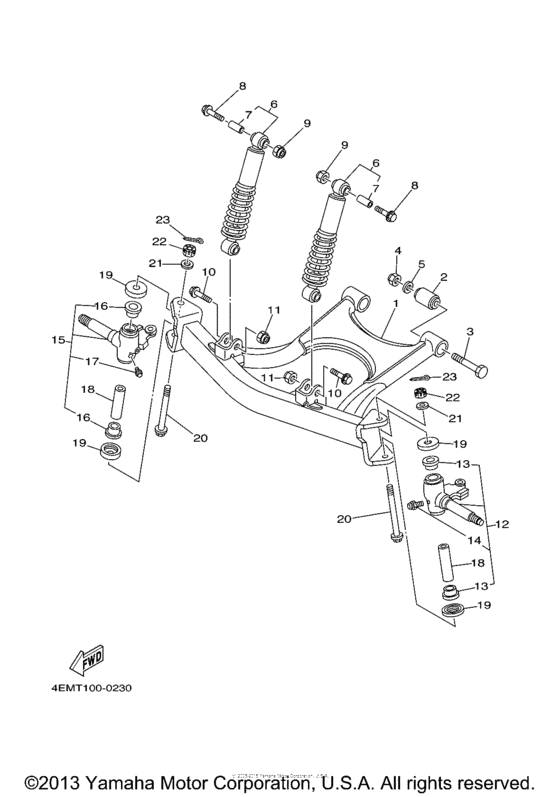 Front suspension wheel