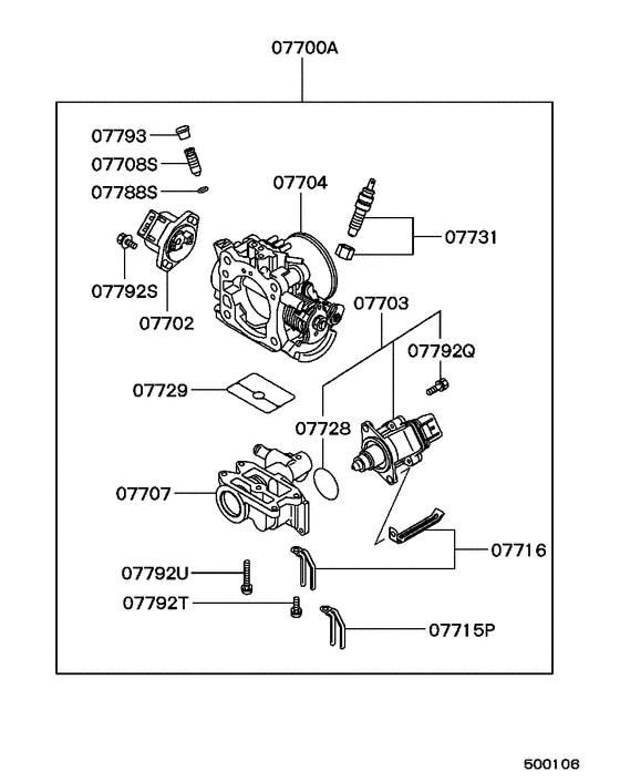 Injector & throttle body