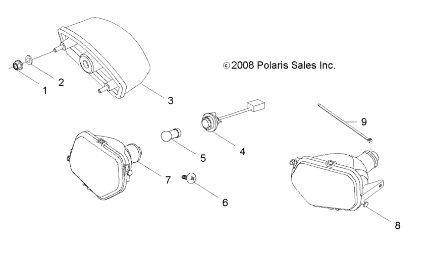 Electrical, headlights and taillights