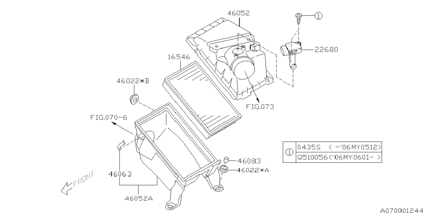 Air cleaner & element
