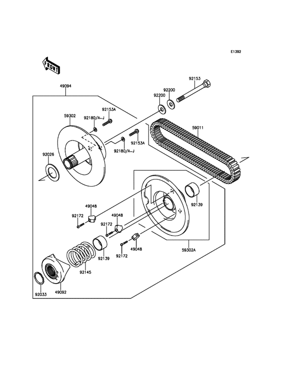 Driven Converter/Drive Belt