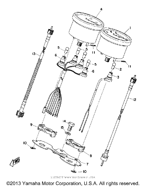 Speedometer & tachometer