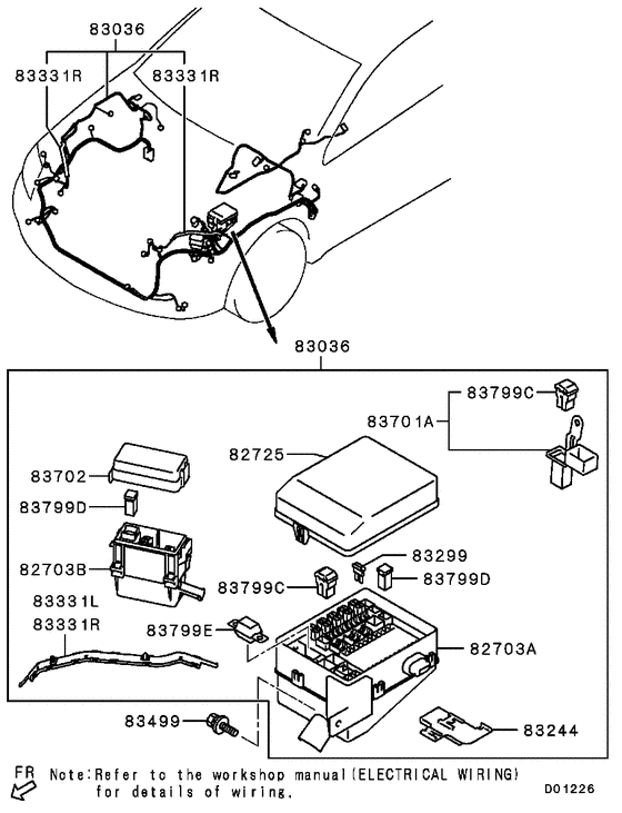 Wiring & attaching parts