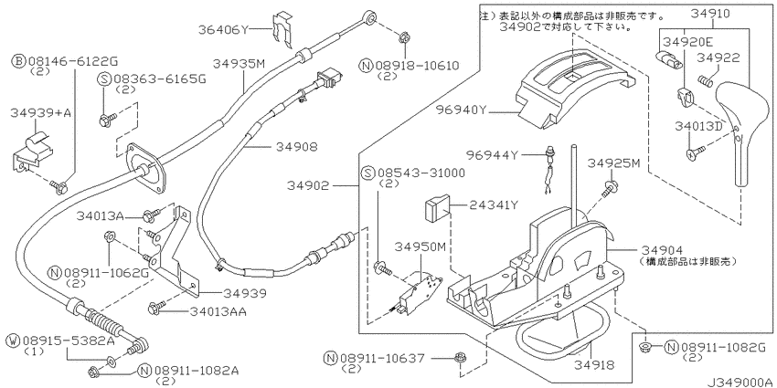 Auto transmission control device