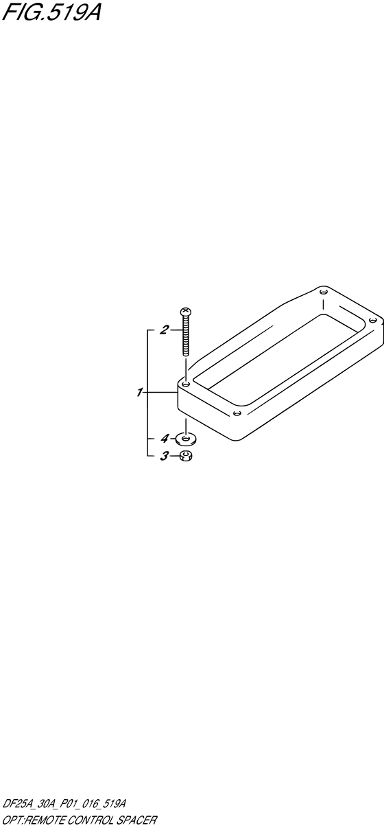 Opt:remote control spacer