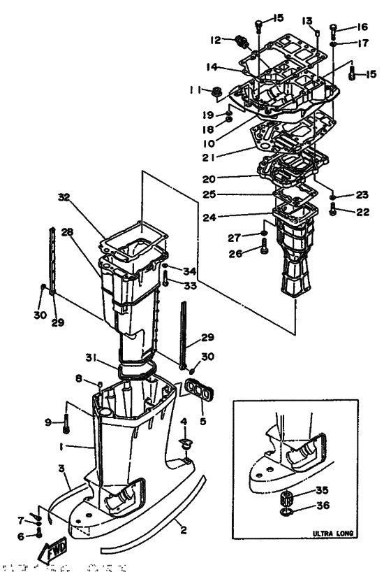 Upper casing