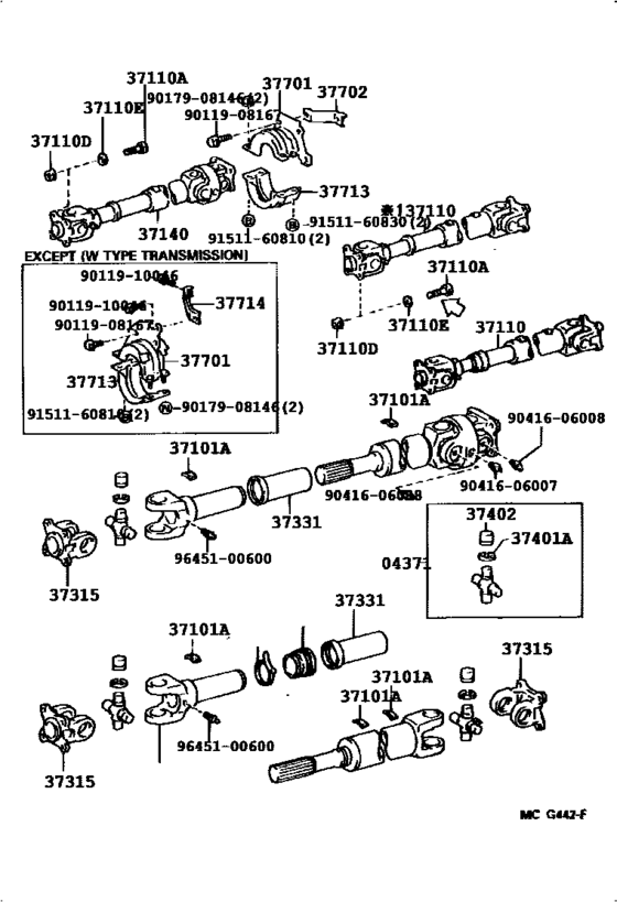 Propeller Shaft & Universal Joint
