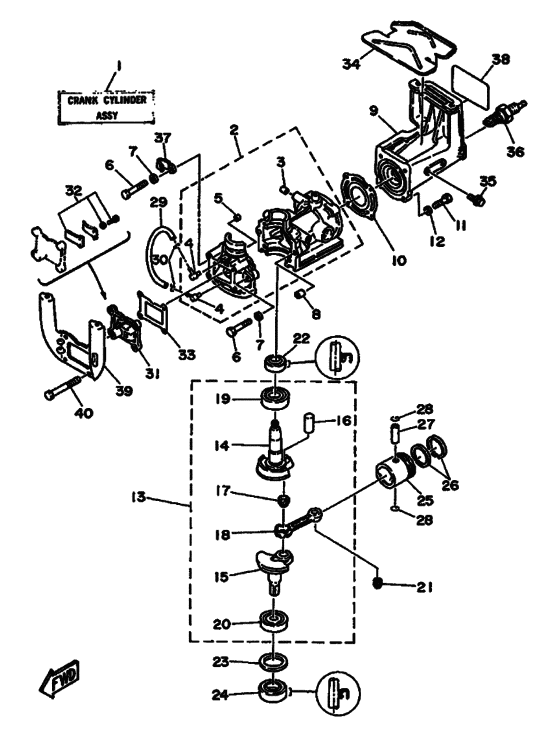 Cylinder & crankcase