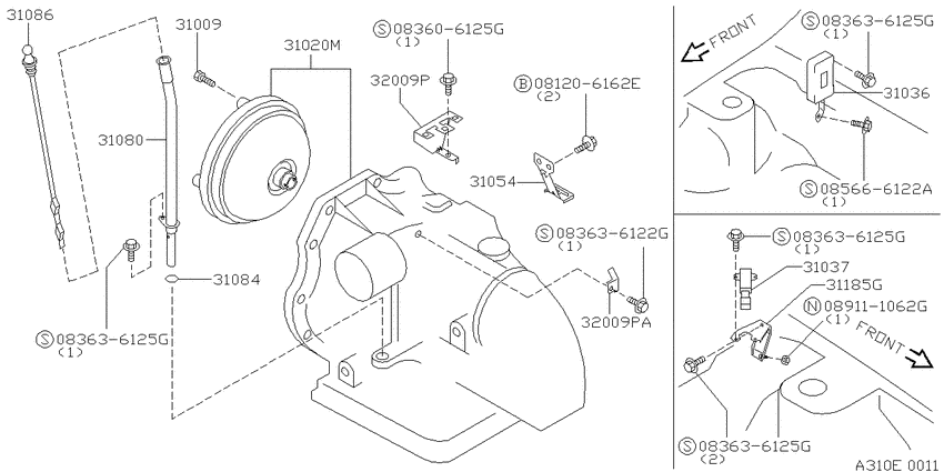 Auto transmission,transaxle & fitting