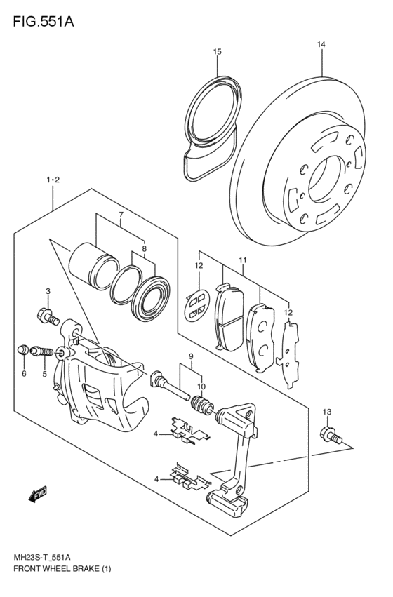 front wheel brakes