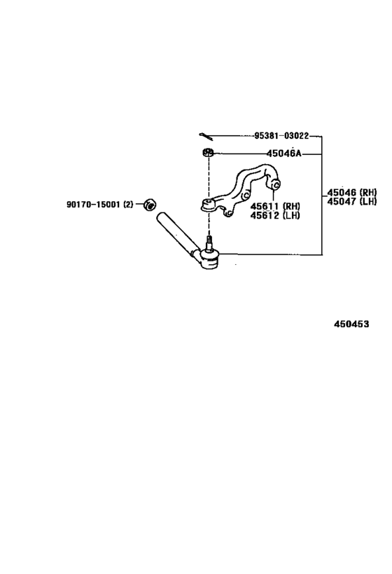 Front Steering Gear & Link