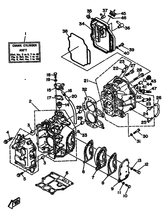 Cylinder & crankcase