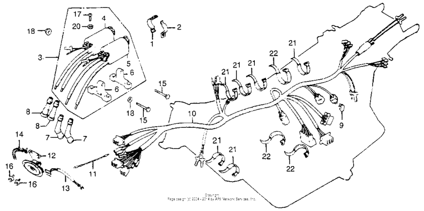 Wire harness + ignition coil