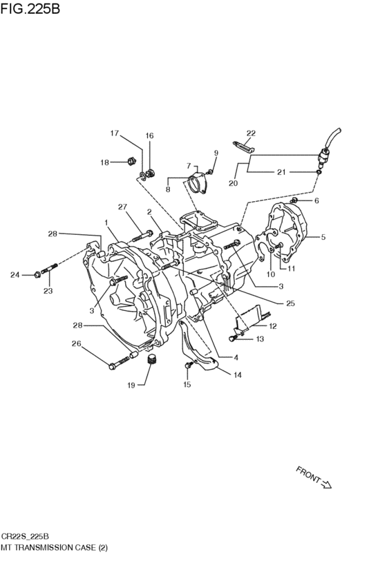 mt - transmission case