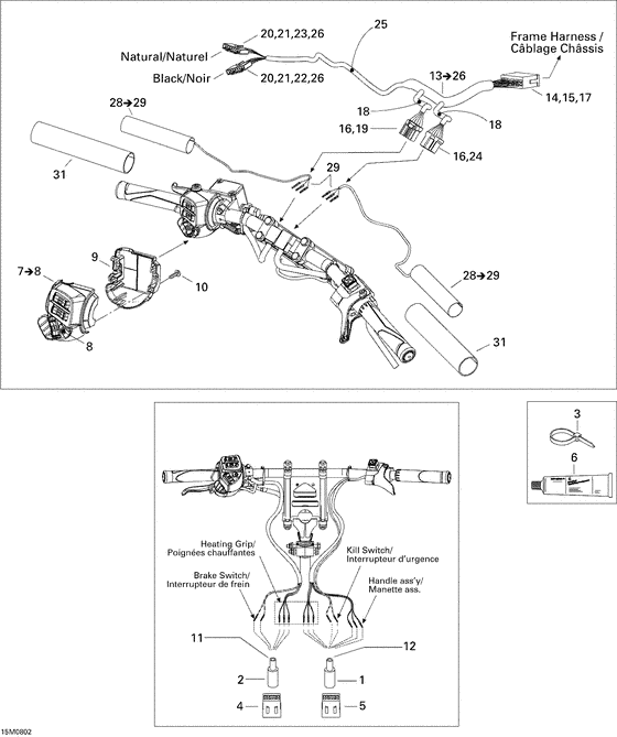 10- steering wiring harness