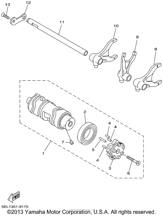 Shift Cam & Fork
