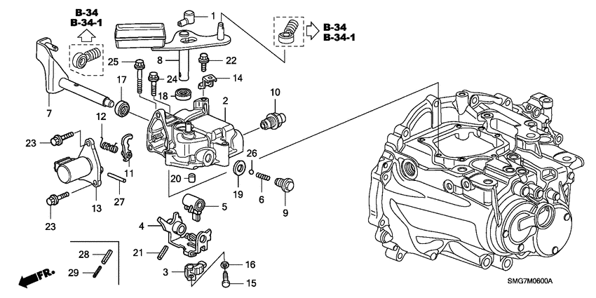 Shift arm/shift lever