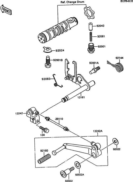 Gear change mechanism