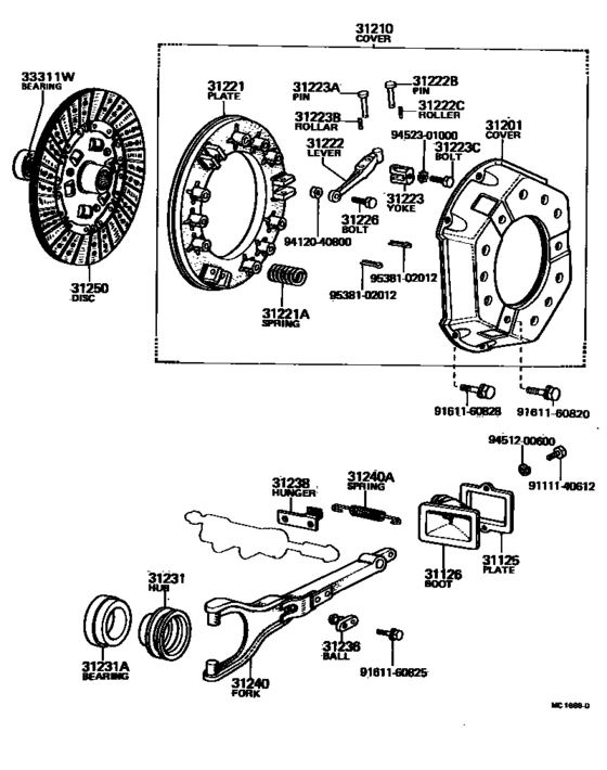 Clutch & Release Fork