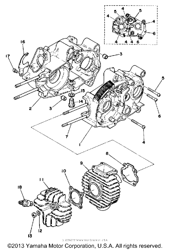 Crankcase & cylinder