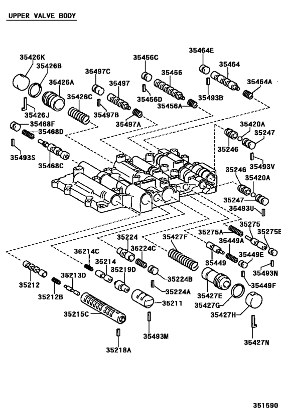 Valve Body & Oil Strainer (Atm)