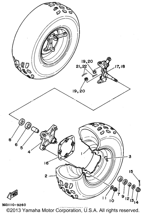 Front wheel