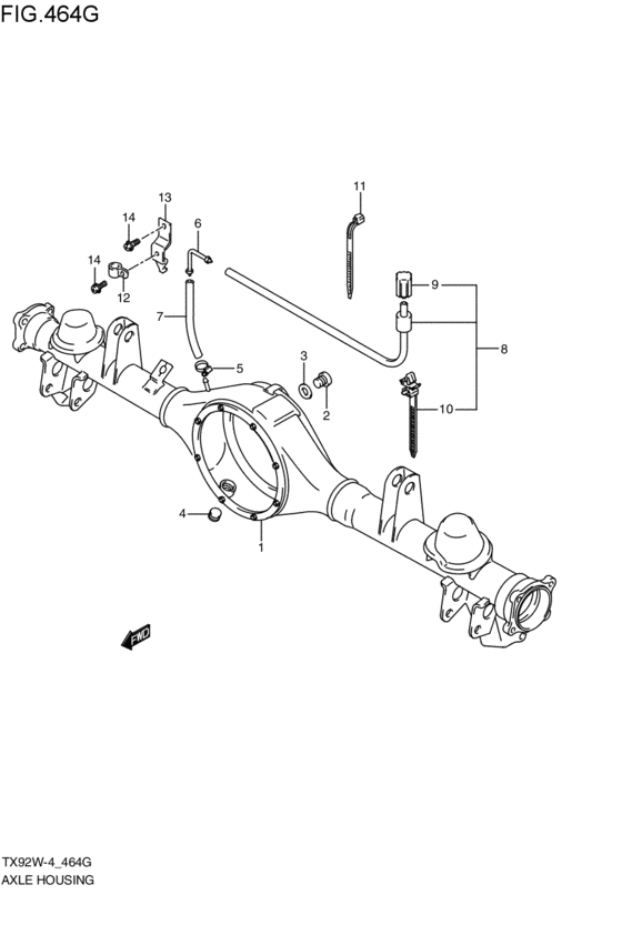 axle housing