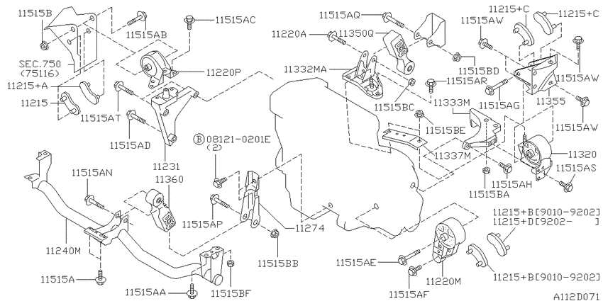 Engine & transmission   mounting