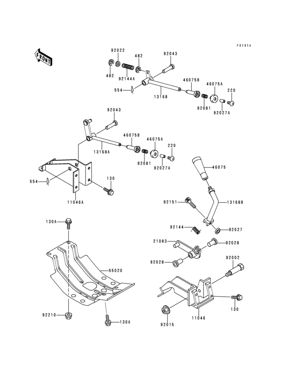 Frame fittings(lever)