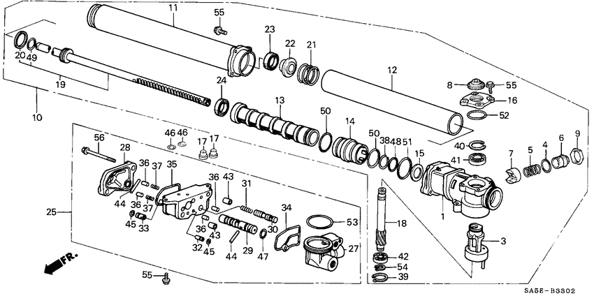 P.s. gear box components
