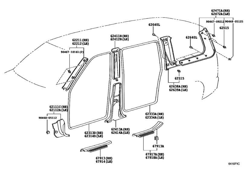 Inside Trim Board & Door Opening Trim Moulding