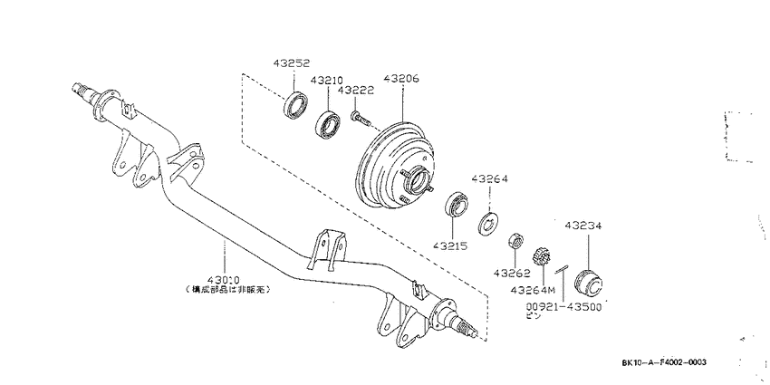 Rear axle