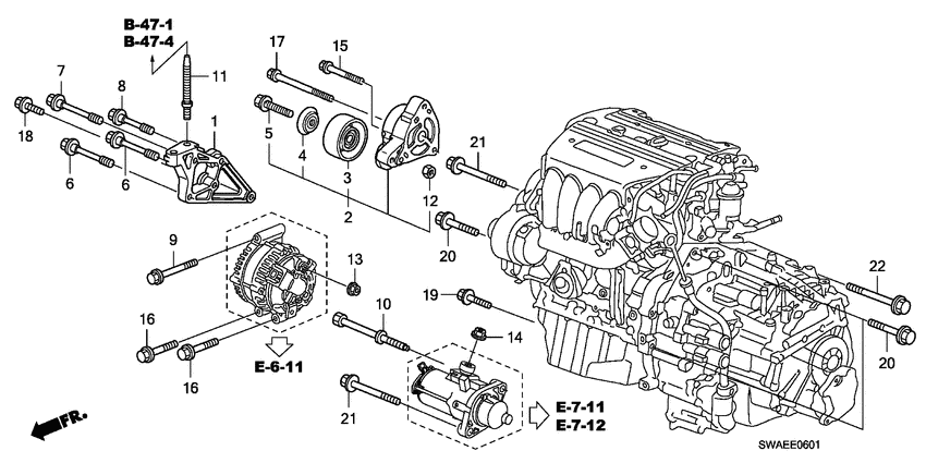 Engine mounting bracket
