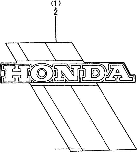 Fuel tank emblems