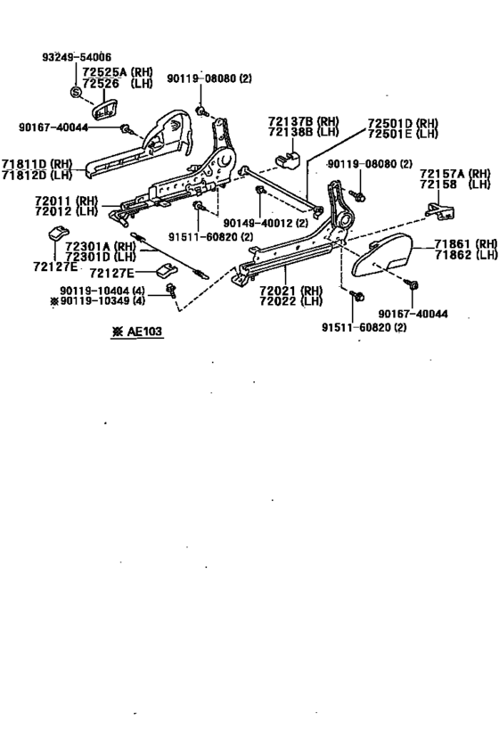 Front Seat & Seat Track