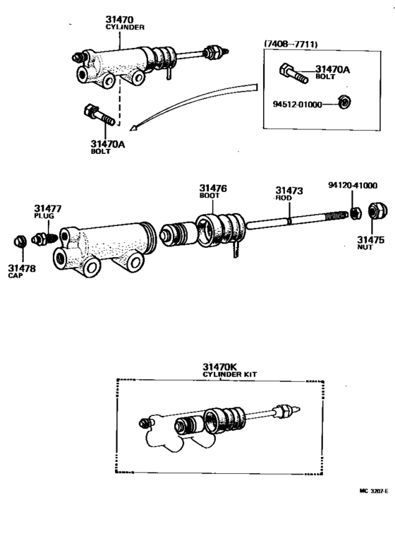 Clutch Release Cylinder