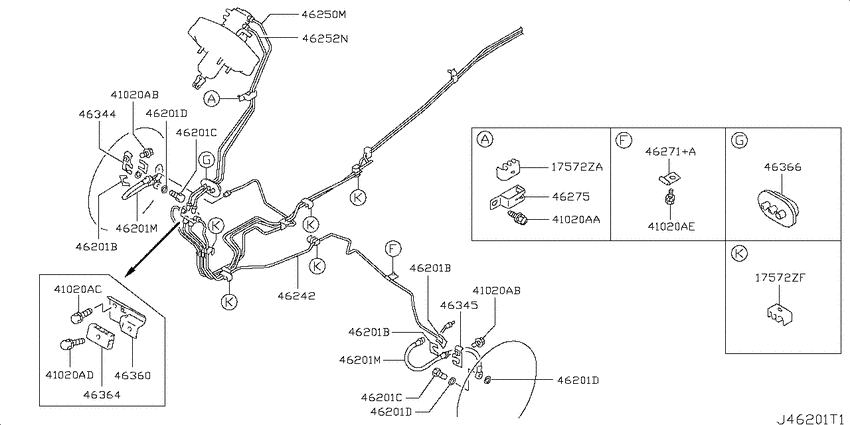 Brake piping & control