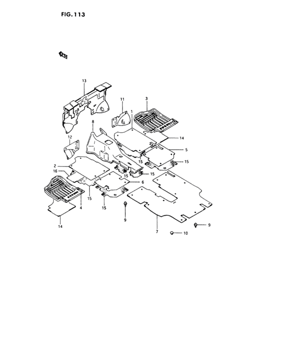 Floor mat and carpet