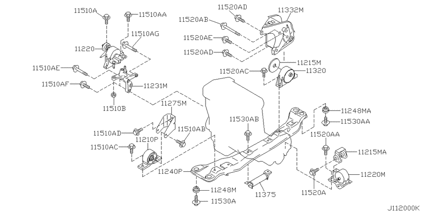 Engine & transmission   mounting