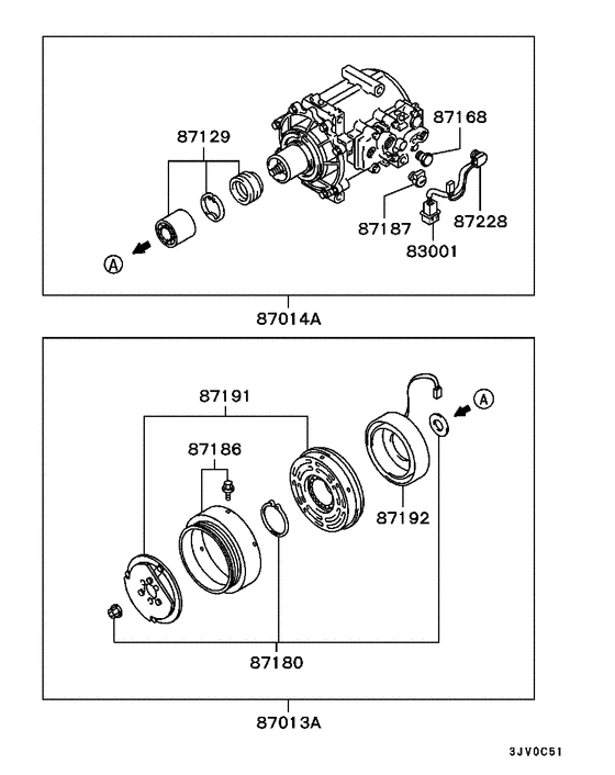 A/c condenser, piping