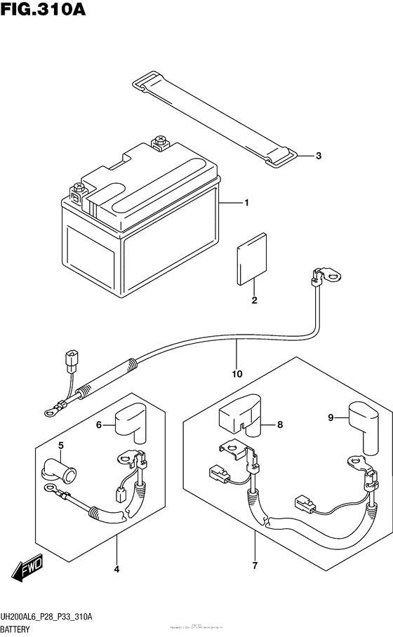Battery (Uh200Al6 P28)
