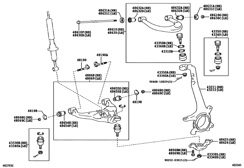 Front Axle Arm & Steering Knuckle