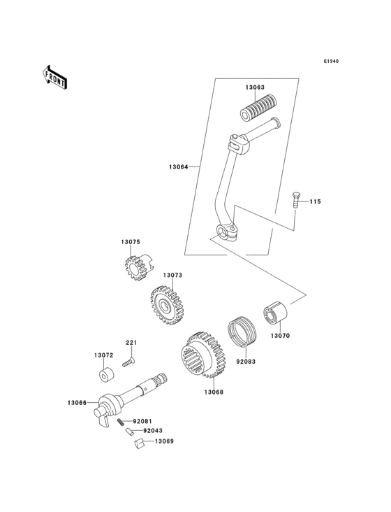 Kickstarter mechanism