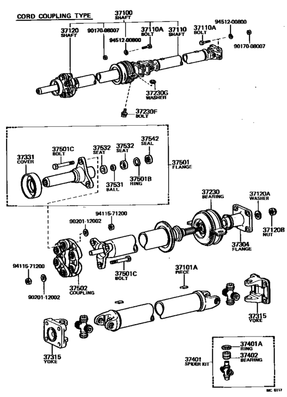 Propeller Shaft & Universal Joint